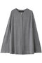 high gauge cape tunic C/D カーディガン ミズイロインド/mizuiro ind gray