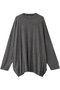 sheer wide tunic チュニック ミズイロインド/mizuiro ind gray