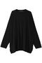 sheer wide tunic チュニック ミズイロインド/mizuiro ind black