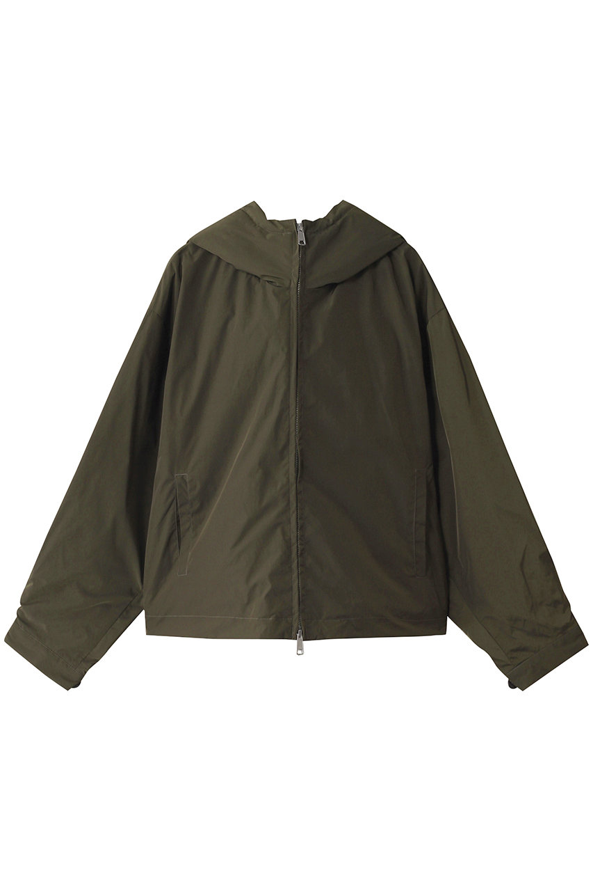 ミズイロインド/mizuiro indのback boa hooded JK ジャケット(khaki/4-270022)