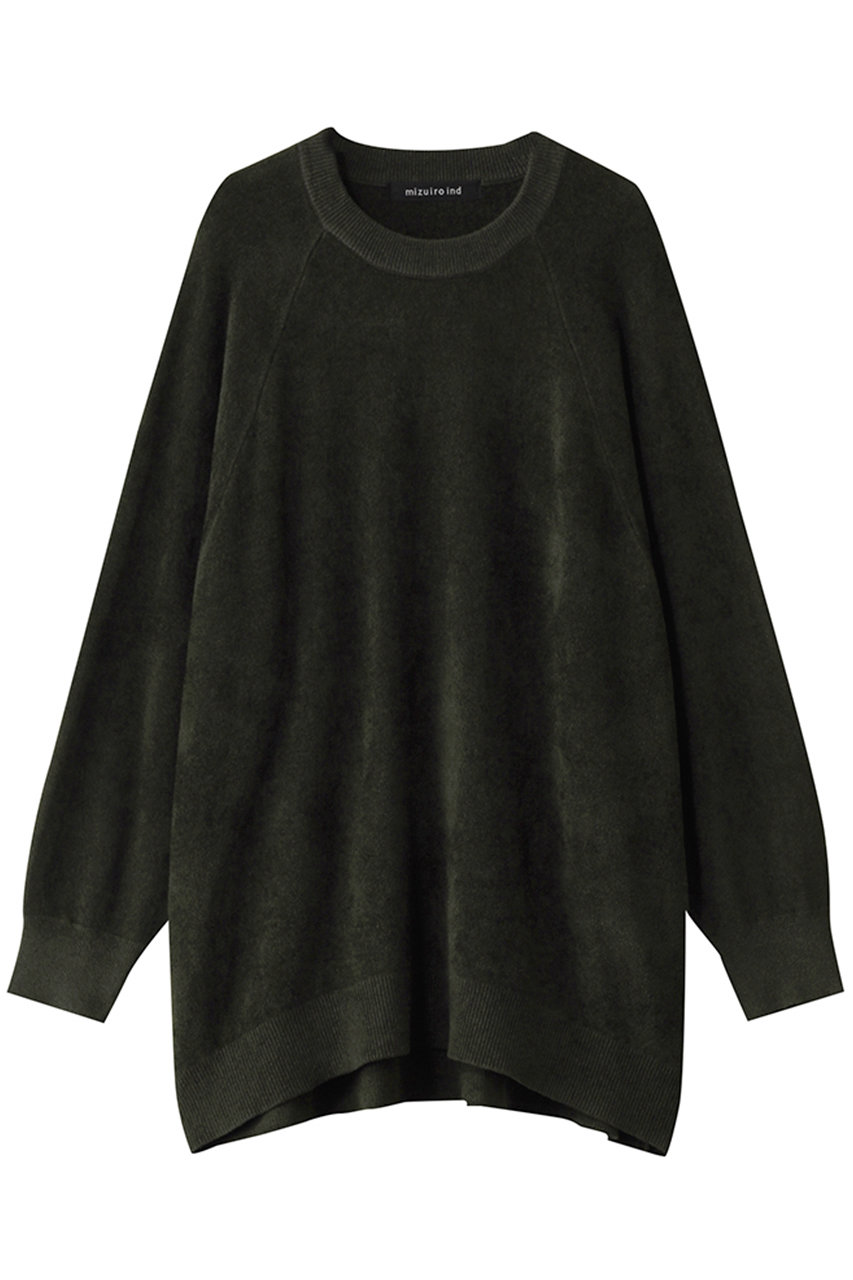 ミズイロインド/mizuiro indのmole yarn raglan slv P/O プルオーバー(c.gray/4-220083)