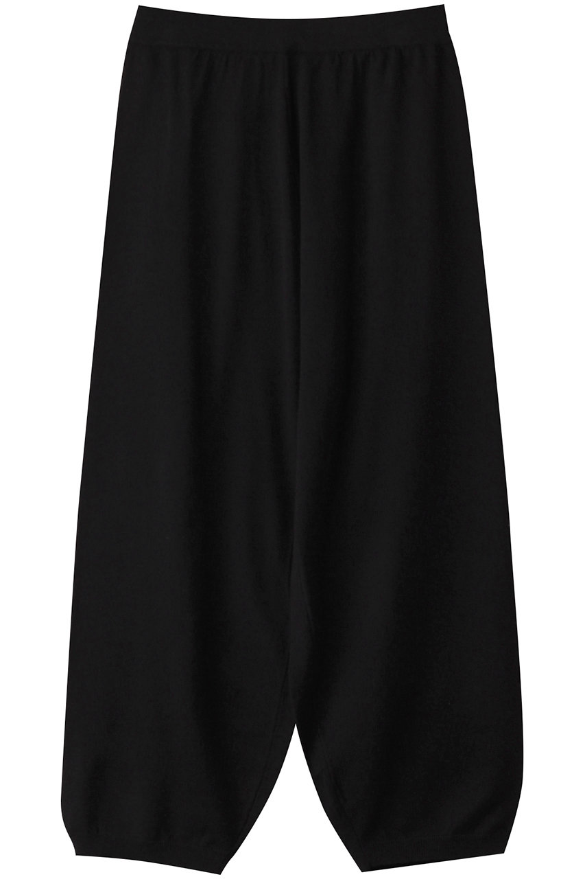 mizuiro ind knit easy PT パンツ (black, F) ミズイロインド ELLE SHOP mizuiro ind knit easy PT パンツ (black, F) ミズイロインド ELLE SHOP