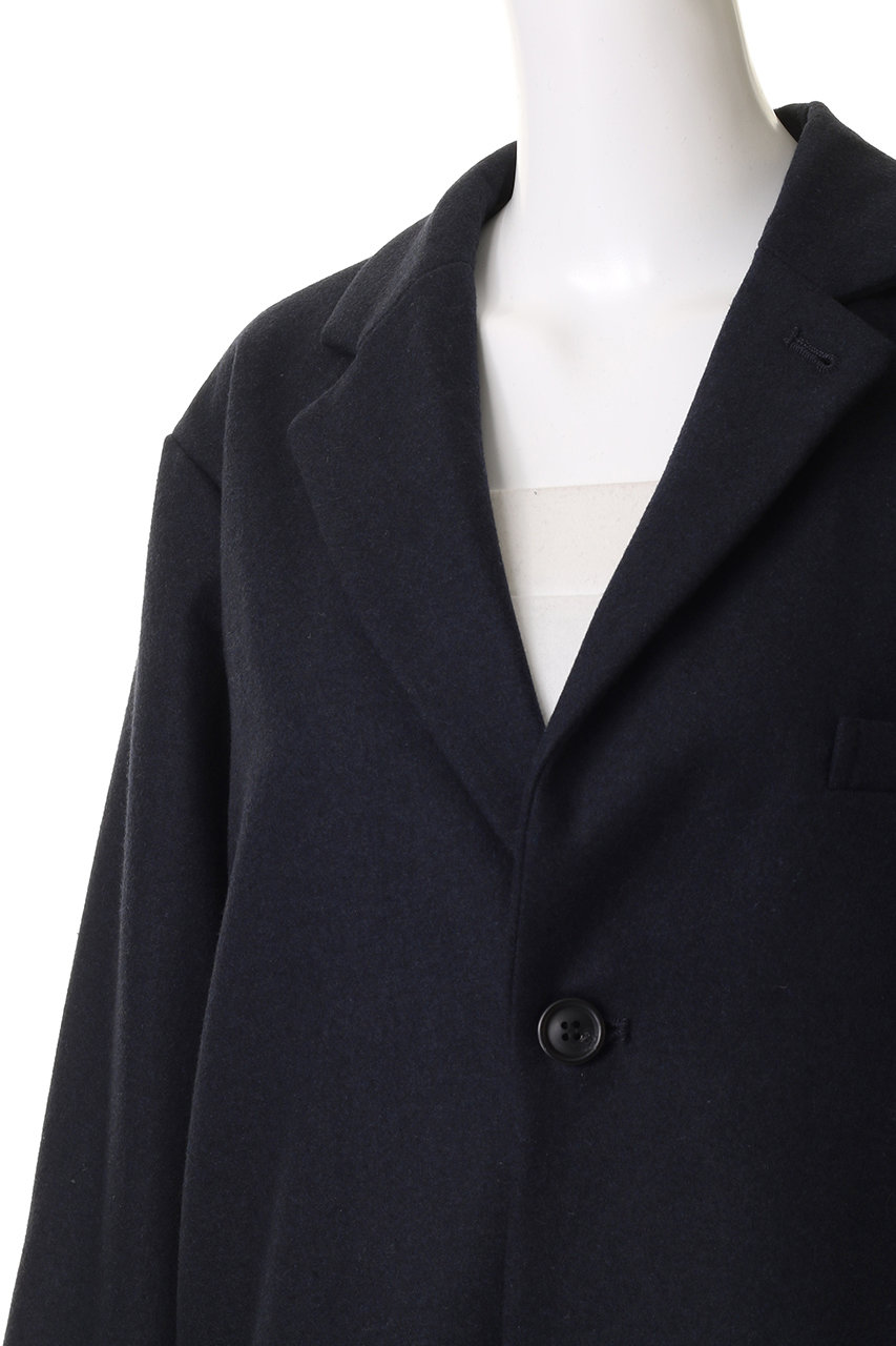 mizuiro ind(ミズイロインド)｜wool tailored JK ジャケット/navy の