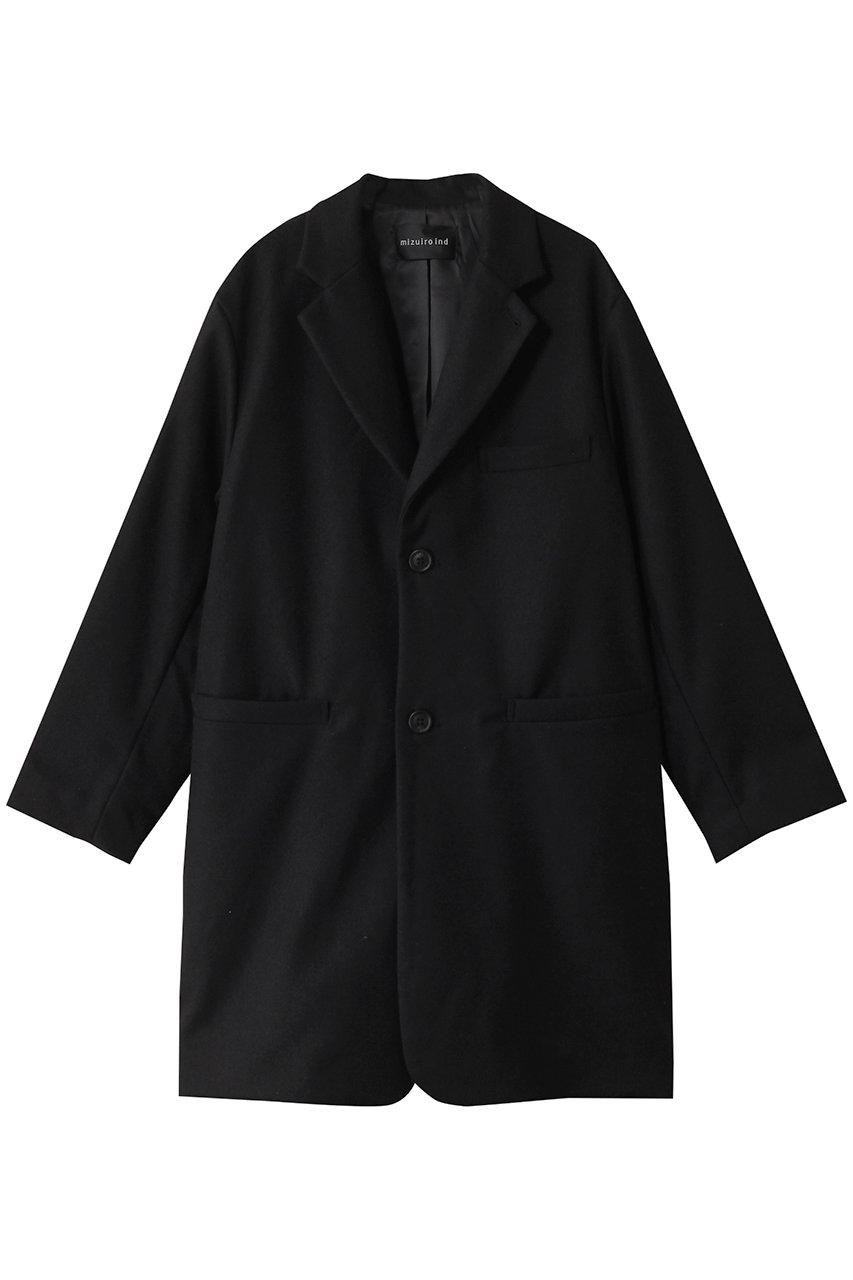mizuiro ind wool tailored JK ジャケット (black, F) ミズイロインド ELLE SHOP mizuiro ind wool tailored JK ジャケット (black, F) ミズイロインド ELLE SHOP