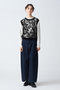 crew neck long slv P/O プルオーバー ミズイロインド/mizuiro ind