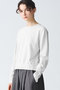crew neck long slv P/O プルオーバー ミズイロインド/mizuiro ind