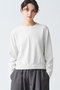 crew neck long slv P/O プルオーバー ミズイロインド/mizuiro ind