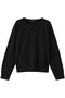 crew neck long slv P/O プルオーバー ミズイロインド/mizuiro ind black