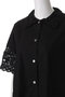 batten lace wide shirt OP ワンピース ミズイロインド/mizuiro ind