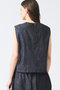 denim short vest ベスト ミズイロインド/mizuiro ind