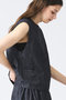 denim short vest ベスト ミズイロインド/mizuiro ind