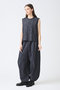 denim short vest ベスト ミズイロインド/mizuiro ind