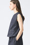 denim short vest ベスト ミズイロインド/mizuiro ind