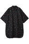 small flower print shirt OP ワンピース ミズイロインド/mizuiro ind black