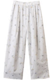 small flower print PT パンツ