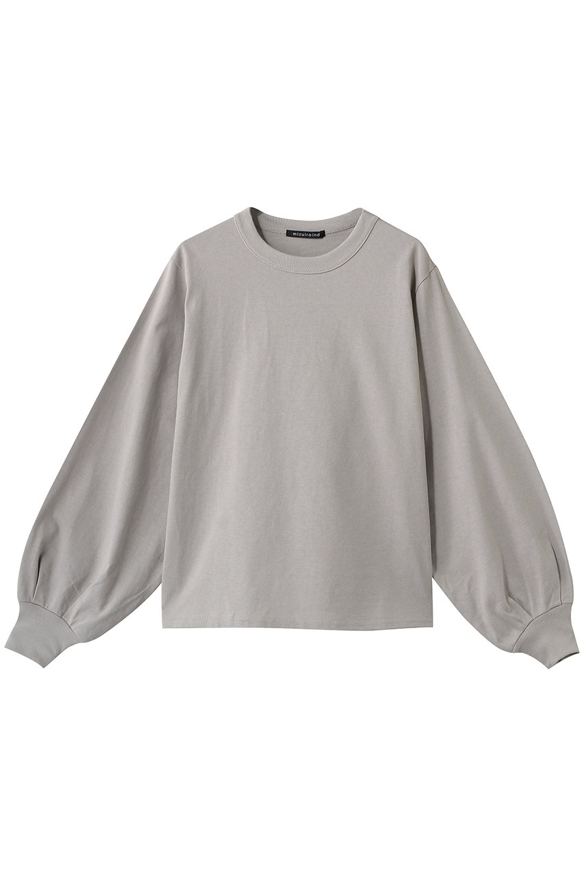 ミズイロインド/mizuiro indのpuff slv long T Tシャツ(beige/1-210069)