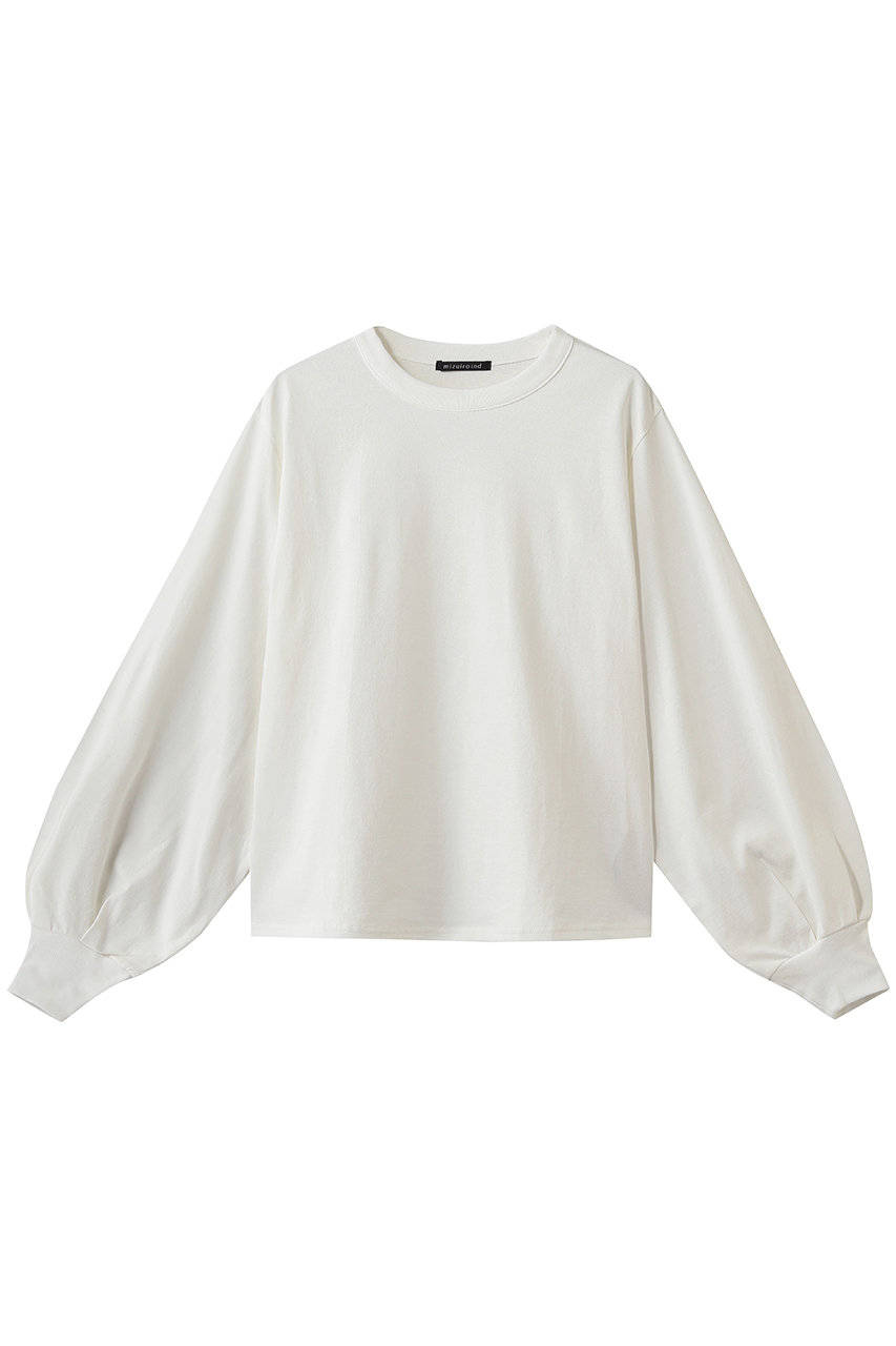 ミズイロインド/mizuiro indのpuff slv long T Tシャツ(off whiteA/1-210069)
