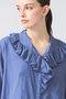 frill collar shirt OP ワンピース ミズイロインド/mizuiro ind