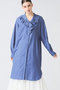 frill collar shirt OP ワンピース ミズイロインド/mizuiro ind
