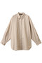 mens like wide shirt シャツ ミズイロインド/mizuiro ind beige