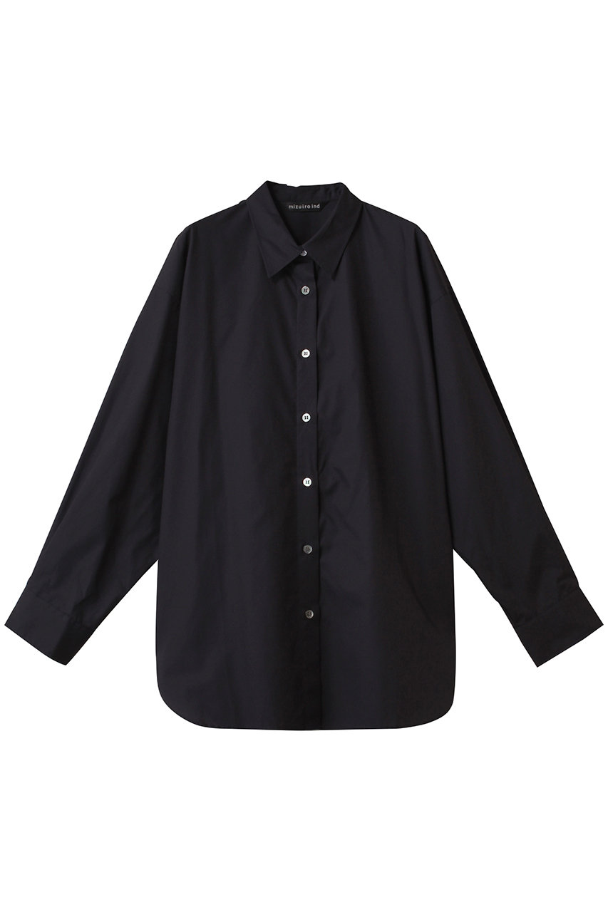 ミズイロインド/mizuiro indのmens like wide shirt シャツ(navy/1-230115)