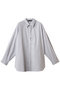 mens like wide shirt シャツ ミズイロインド/mizuiro ind l.gray