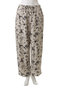 rayon linen print easy PT パンツ ミズイロインド/mizuiro ind