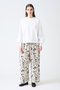 rayon linen print easy PT パンツ ミズイロインド/mizuiro ind