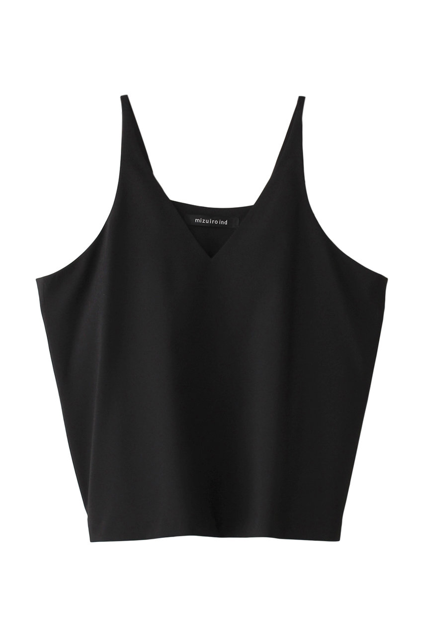 ミズイロインド/mizuiro indのcamisole vest ベスト(black/1-230114)