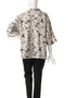 rayon linen print wide shirt シャツ ミズイロインド/mizuiro ind