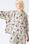 rayon linen print wide shirt シャツ ミズイロインド/mizuiro ind