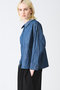 denim compact shirt シャツ ミズイロインド/mizuiro ind