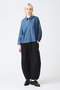 denim compact shirt シャツ ミズイロインド/mizuiro ind