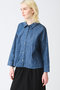 denim compact shirt シャツ ミズイロインド/mizuiro ind