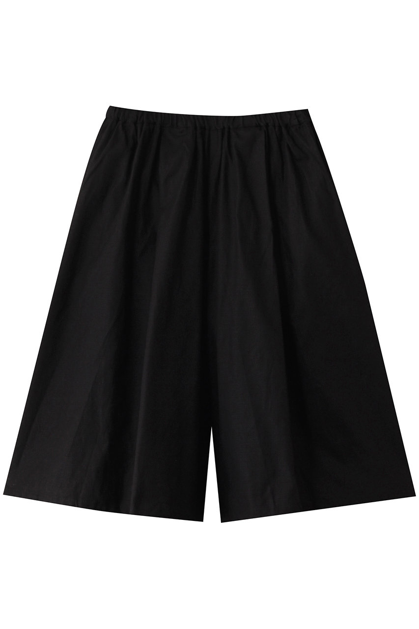 ミズイロインド/mizuiro indのcotton linen culotte PT パンツ(black/1-260077)