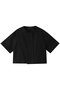 crew neck short C/D カーディガン ミズイロインド/mizuiro ind black