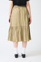 washer pleats tiered SK スカート ミズイロインド/mizuiro ind