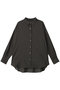 sheer wide shirt シャツ ミズイロインド/mizuiro ind c.gray