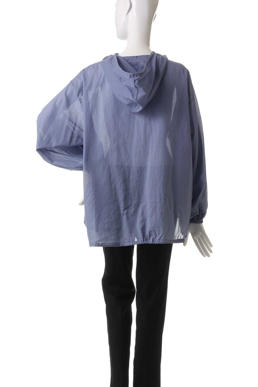 mizuiro ind(ミズイロインド)｜hooded shirt シャツ/blue の通販