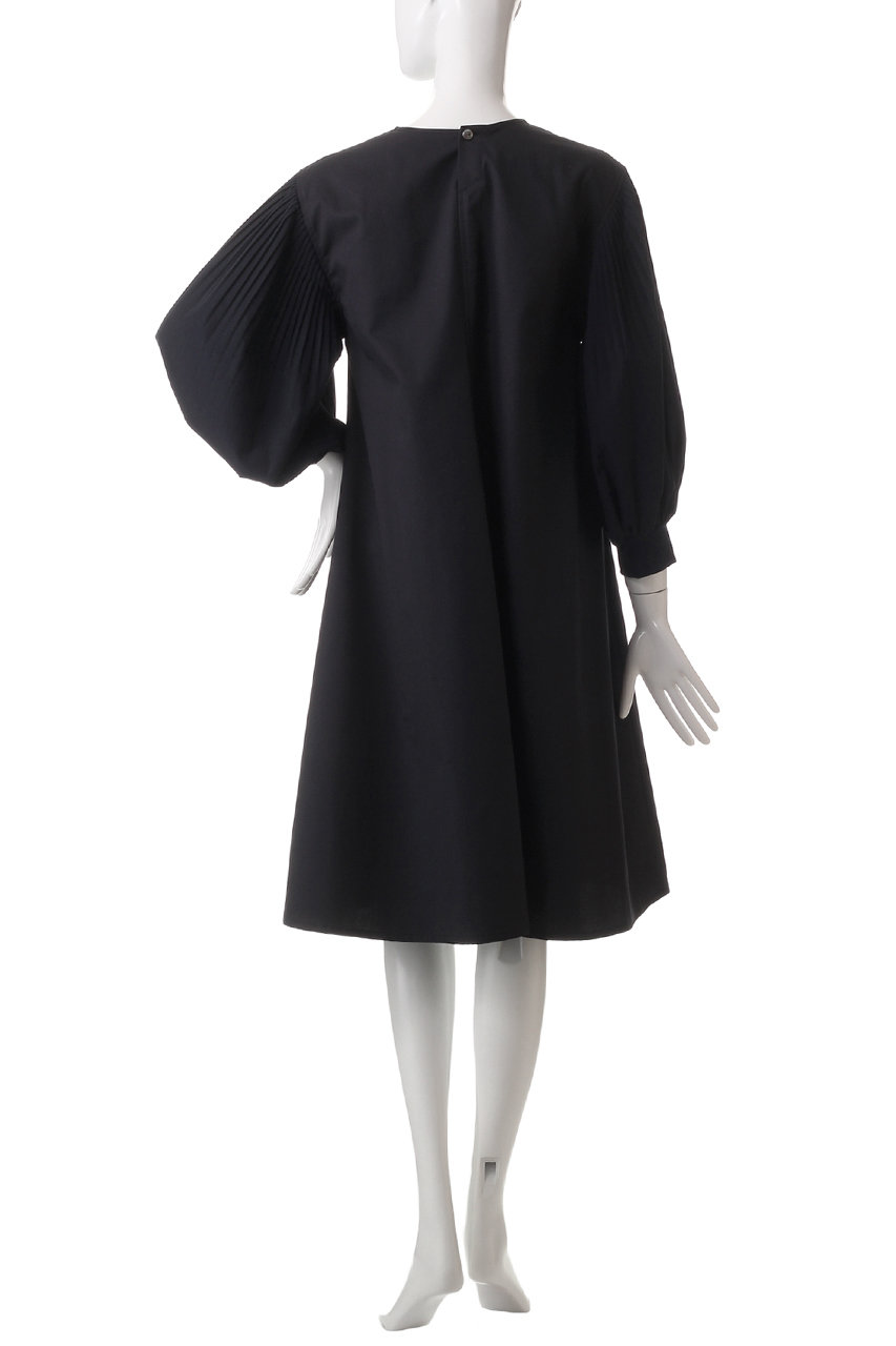 ミズイロインドワンピースpleats collar OP