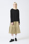crew neck T Tシャツ ミズイロインド/mizuiro ind