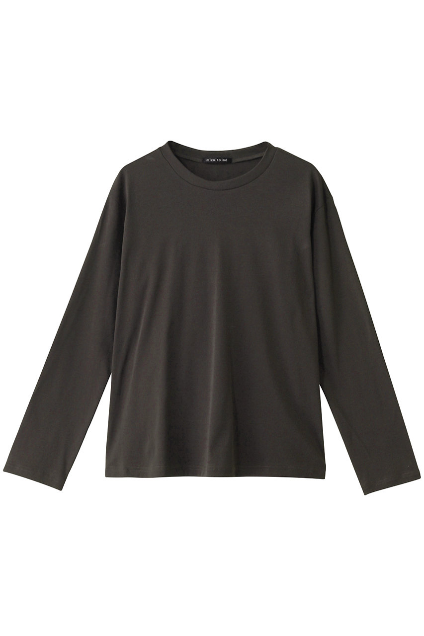 mizuiro ind crew neck T Tシャツ (c.gray, F) ミズイロインド ELLE SHOP mizuiro ind crew neck T Tシャツ (c.gray, F) ミズイロインド ELLE SHOP