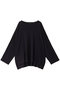 mesh long slv wide T Tシャツ ミズイロインド/mizuiro ind navy