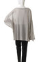 mesh long slv wide T Tシャツ ミズイロインド/mizuiro ind