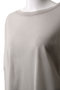 mesh long slv wide T Tシャツ ミズイロインド/mizuiro ind