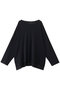 mesh long slv wide T Tシャツ ミズイロインド/mizuiro ind navyA