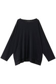 mesh long slv wide T Tシャツ