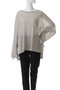 mesh long slv wide T Tシャツ ミズイロインド/mizuiro ind
