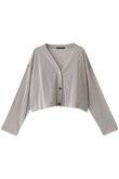 mesh V neck short C/D カーディガン