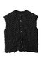 dots print catch washer N/S shirt シャツ ミズイロインド/mizuiro ind black